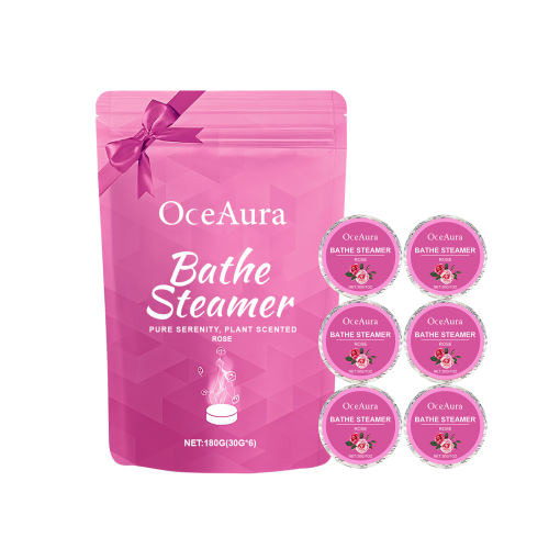 OceAura 沐浴蒸汽香薰片 玫瑰香薰芳香泡澡温和清洁舒适身体肌肤